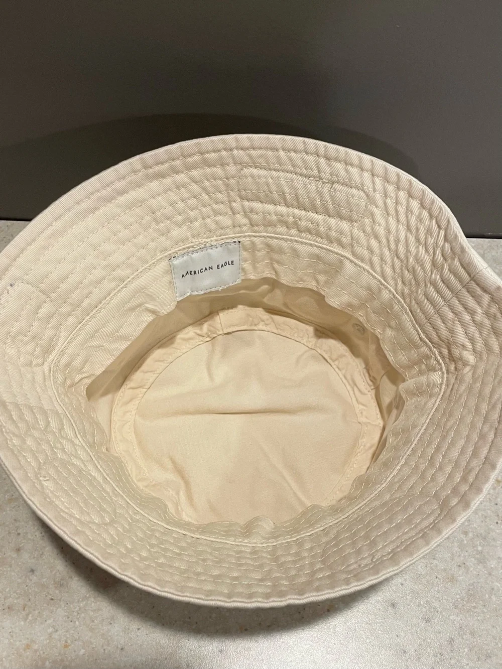 AMERICAN EAGLE Patched Bucket Hat Beach Resort Vacation Coastal Unisex S/M